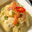 Thai Green Curry - Prawn & Chicken with Rice